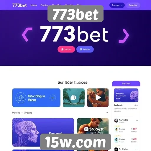 Interface do site 773bet proporciona experiência amigável